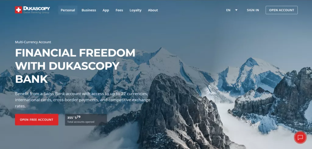 Dukascopy Accounts