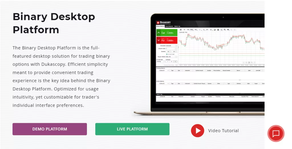 Dukascopy Binary Platform