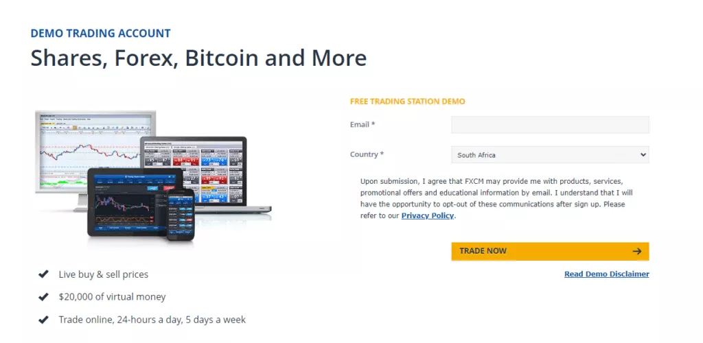 FXCM Demo Account