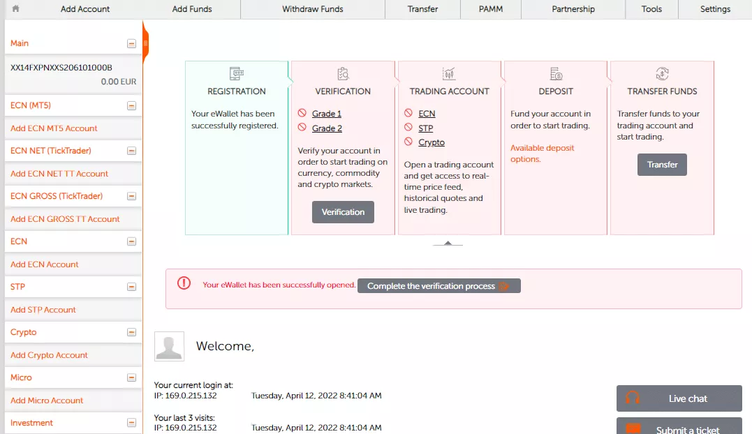 How to set up a&nbsp; FXOpen&nbsp; Demo Account &ndash; Step by Step STEP 2