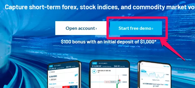 Nadex Demo account