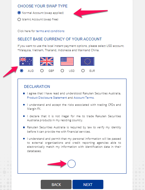 How to open a Rakuten Securities Trading Account Step 5