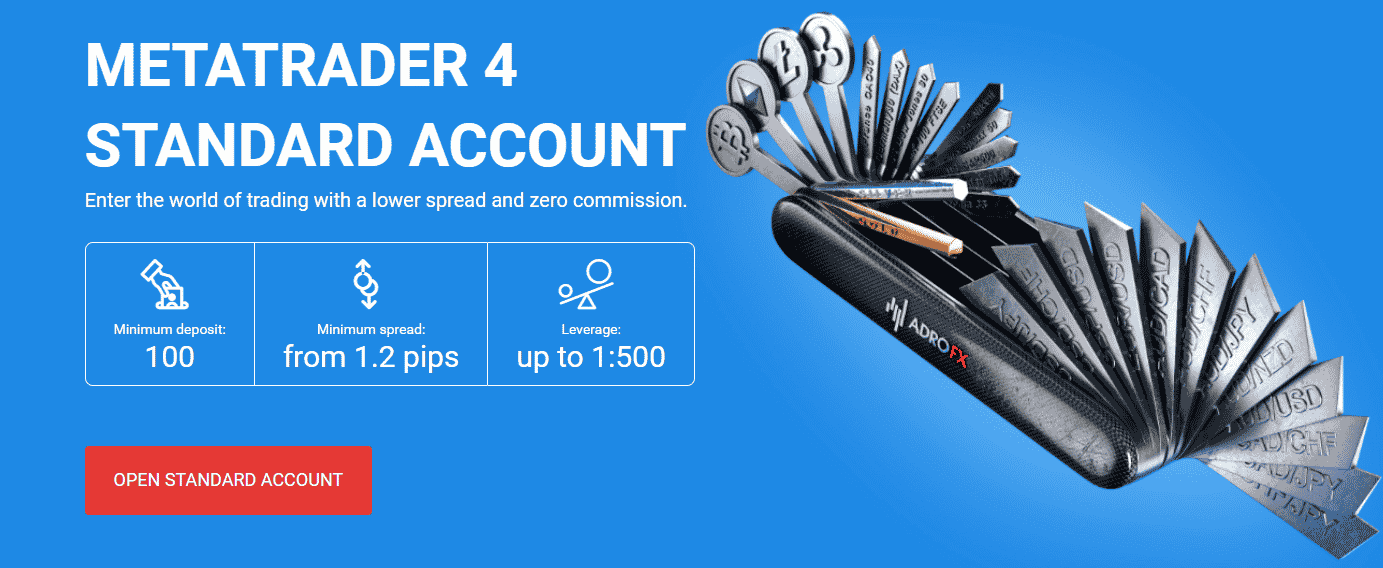 AdroFx Standard Account AdroFx Standard Account