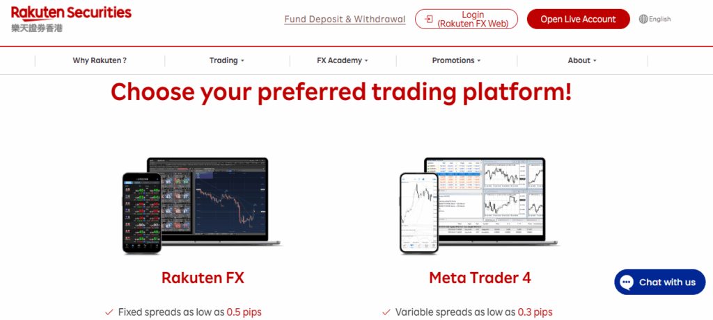 Rakuten Securities Trading Platform