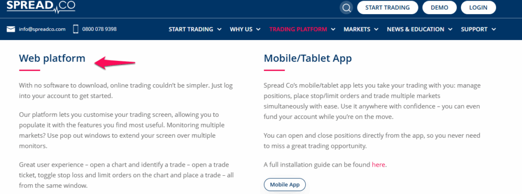 SaturnTrader Web Platform