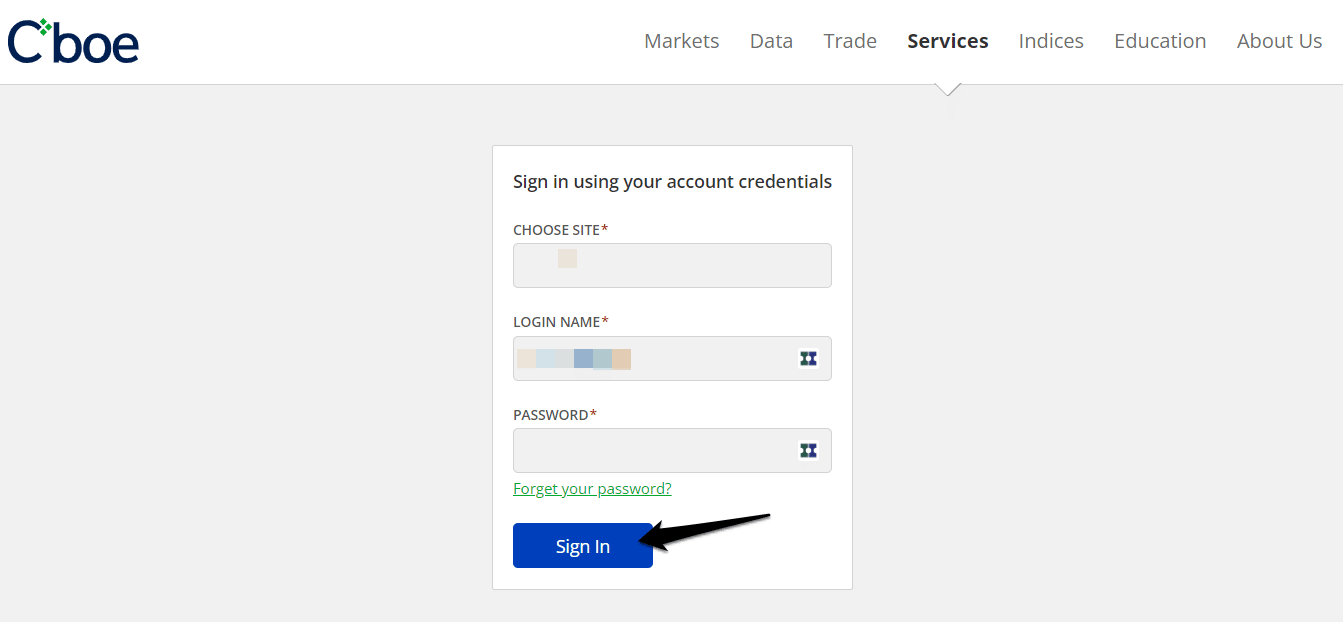 How to open a Cboe FX account step by step step1