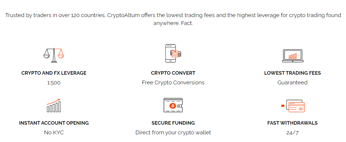 CryptoAltum Fees