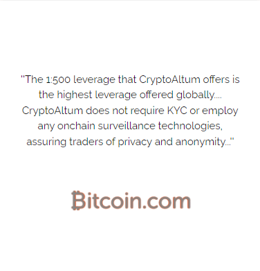 CryptoAltum Leverage