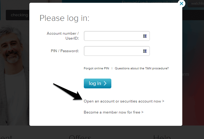 How to open a Consorsbank account step by step step1