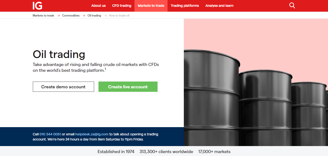 IG Oil Trading