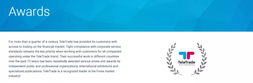 TeleTrade Awards