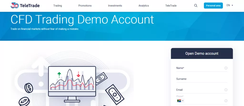 TeleTrade Demo Account 