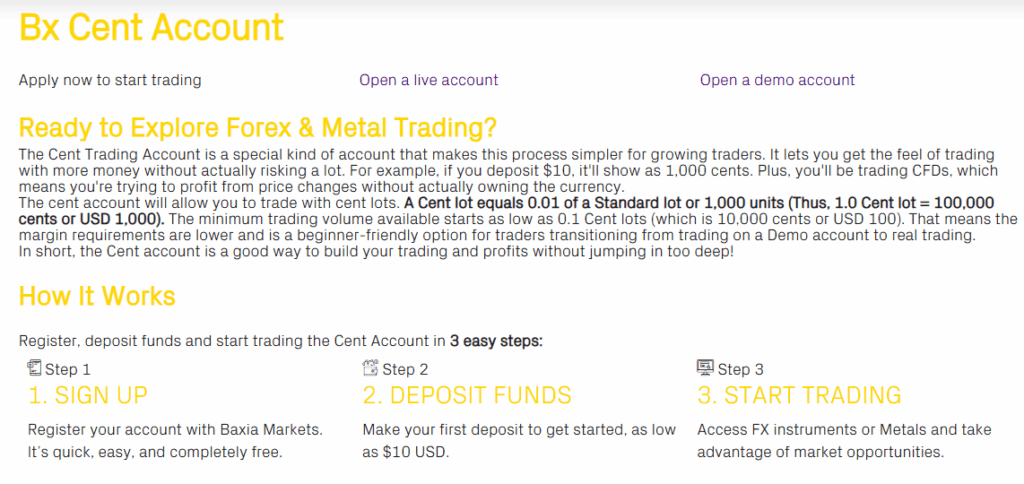 Bx Cent Account