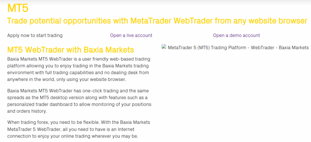 MetaTrader 5 (MT5)