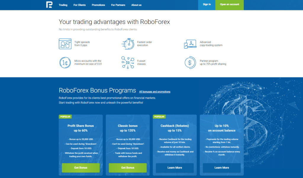 RoboForex Scalp Trading