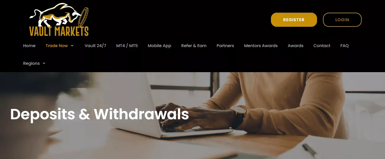 Value Markets Deposit and Withdrawal