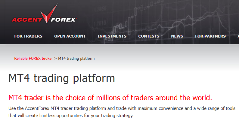 AccentForex Trading Platforms