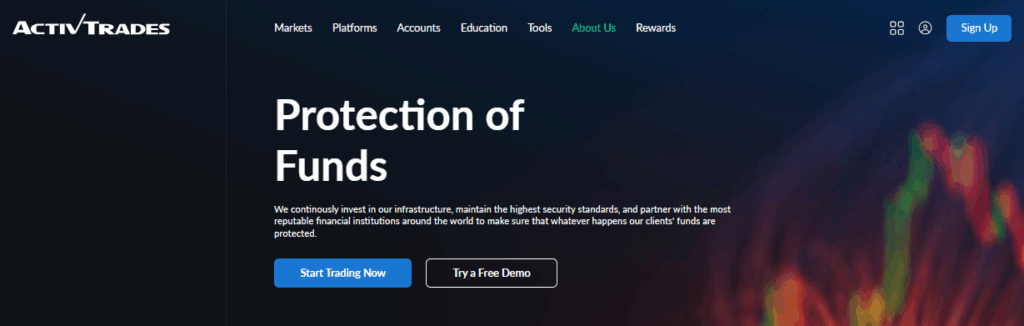 ActivTrades Safety and Security