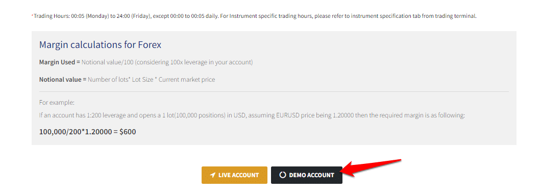 How to open a COINEXX Demo account step by step step 1