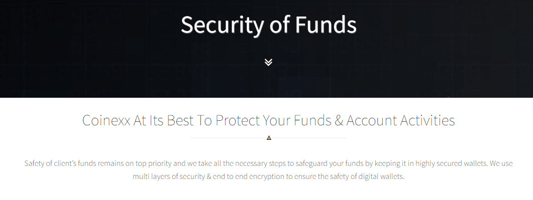 COINEXX Safety and Security