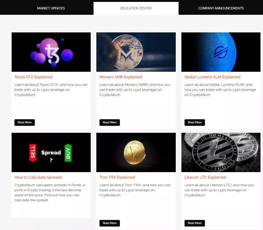 CryptoAltum Education