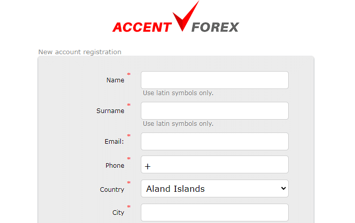open accentforex account step 2 open accentforex account step 2