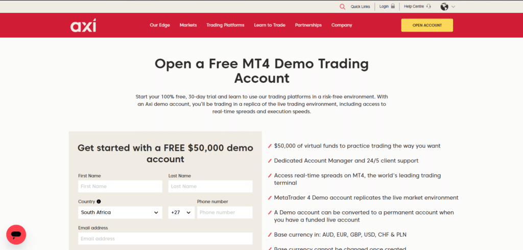  Demo Account