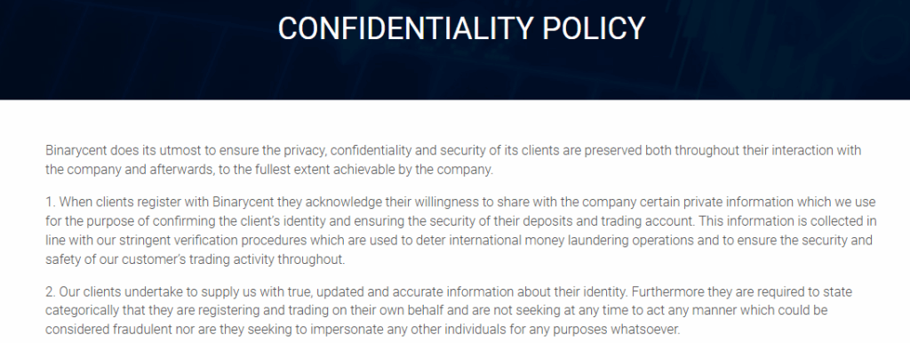 Binarycent Safety and Security