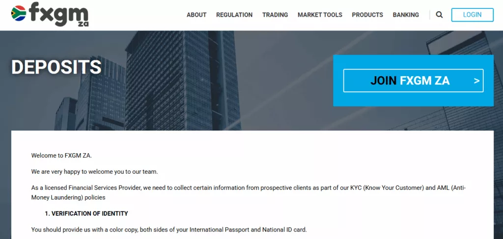 FXGM Minimum Deposit