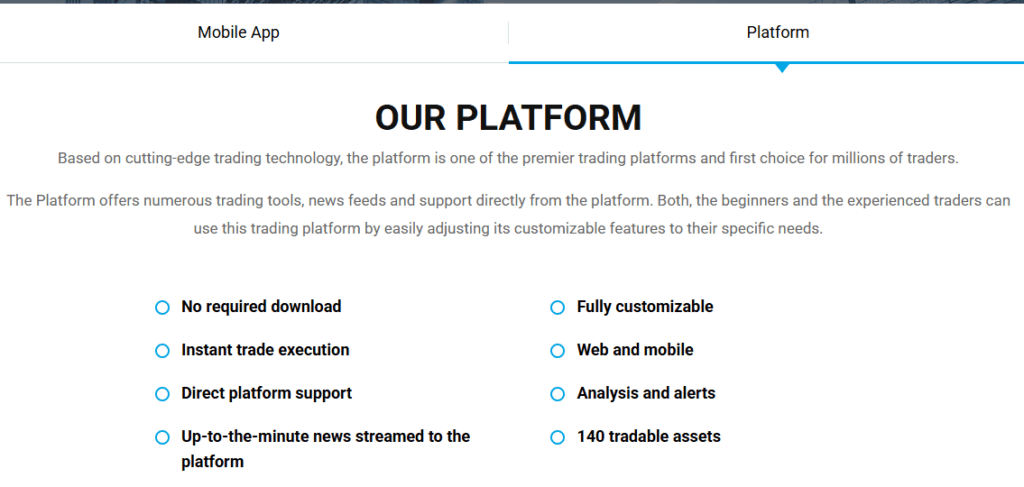 FXGM Trading platforms