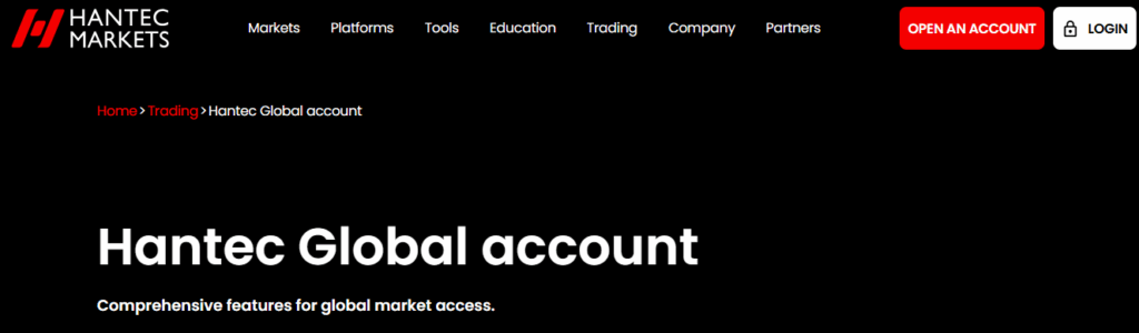 Hantec Global Account