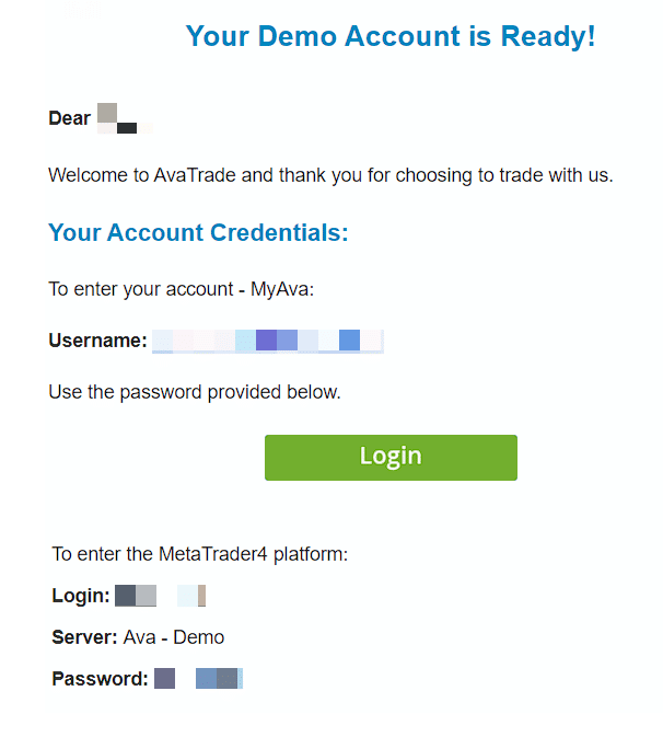 How to set up an AvaTrade Demo Account &ndash; Step 4