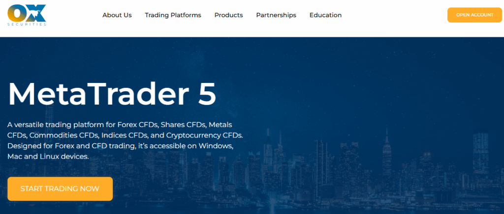 OX Securities MT5