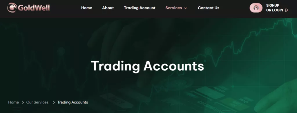 Goldwell Capital Account Types