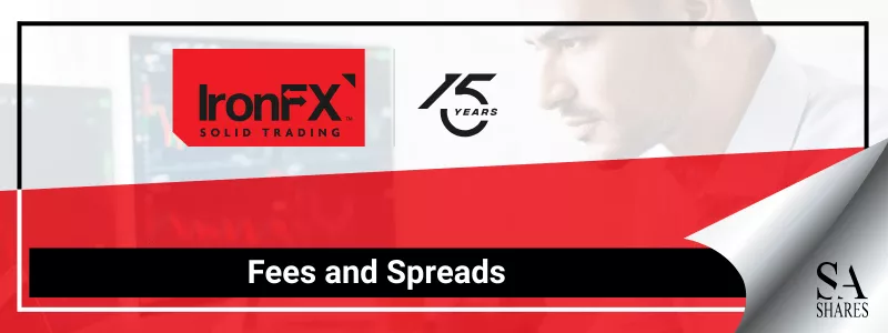 IronFX Fees and Spreads - Main Banner-min