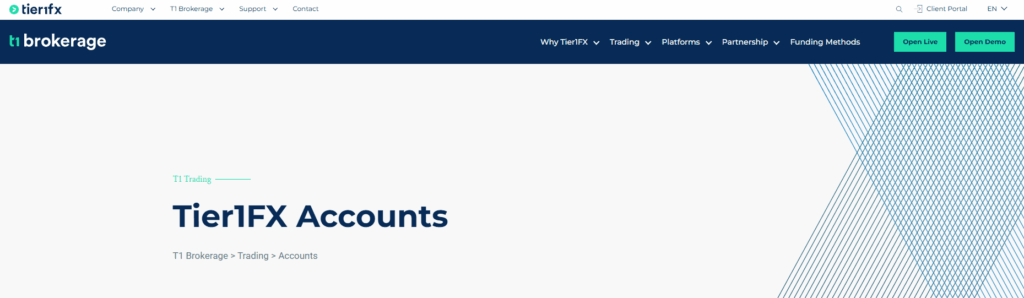 Tier1FX Accounts