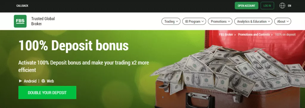 FBS Deposit Bonus
