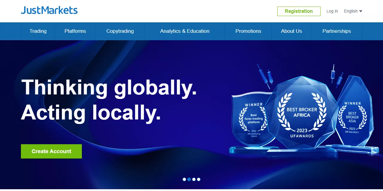 Best Sign-up Bonus Broker in South Africa - JustMarkets