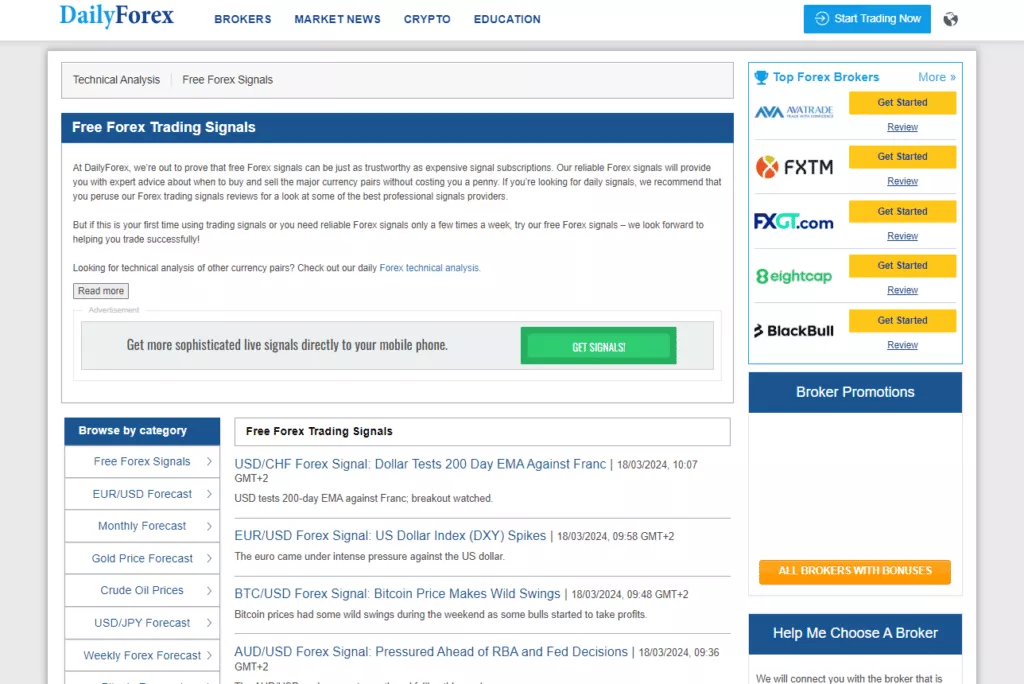 DailyForex Signals