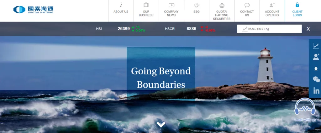 Haitong International HKFSC Regulated Forex Brokers