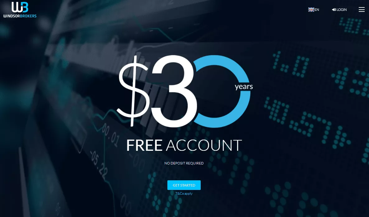 30 USD Welcome Account&nbsp;