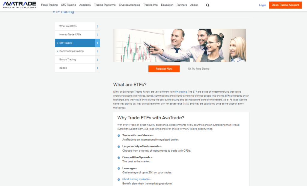 AvaTrade EFT Forex Trading