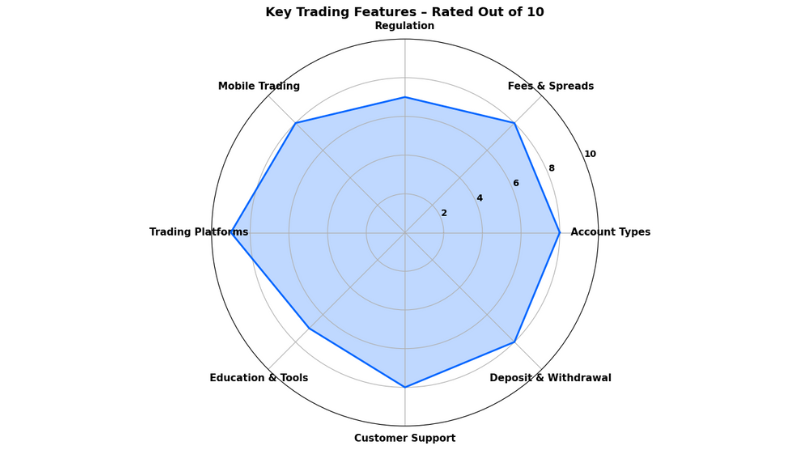 BlackBull Markets Spider Chart