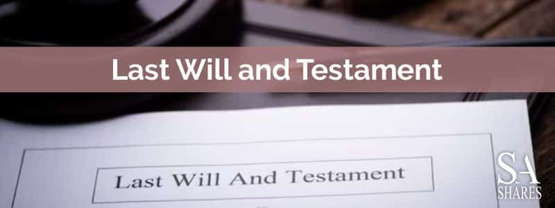 Last Will and Testament