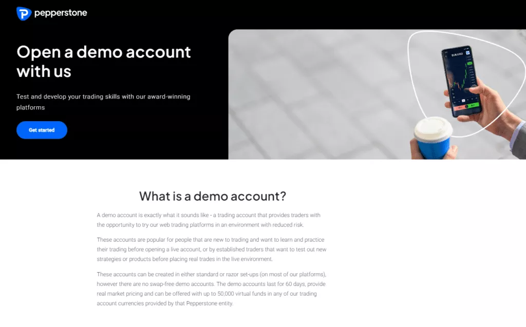 Pepperstone Demo Account