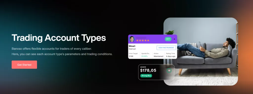 Banxso Account Types