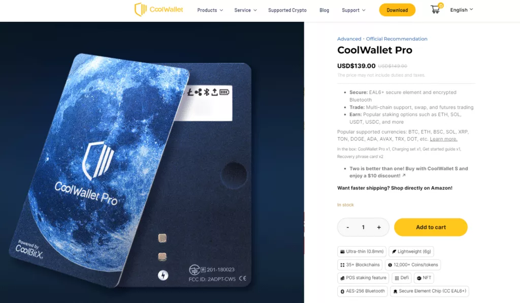 CoolWallet Pro