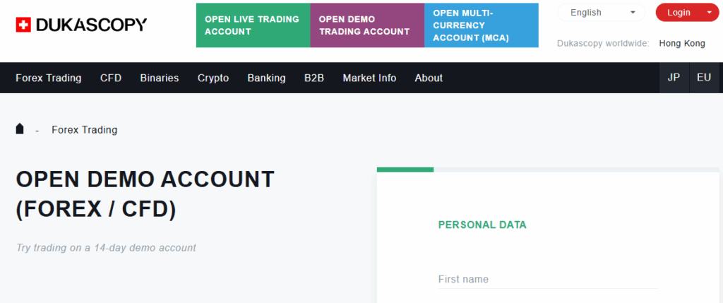 Demo Account