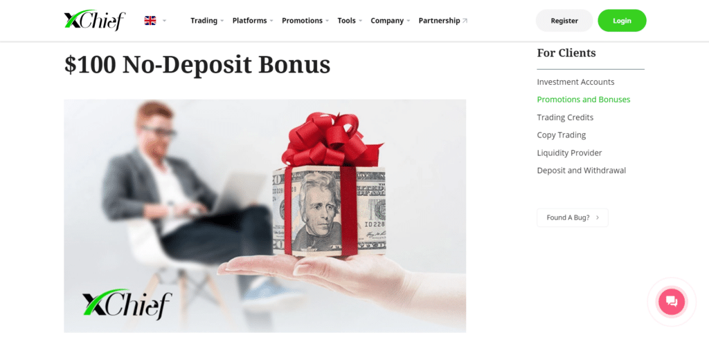 ForexChief No Deposit Bonus