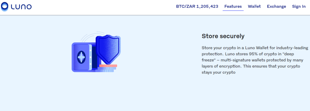 Where Luno stores your cryptocurrency (wallets & security)